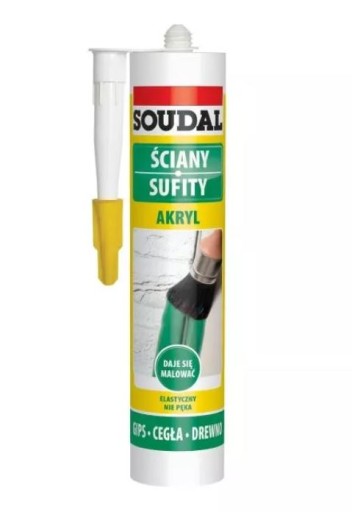 SOUDAL akrylový tmel ČIERNA 280ml
