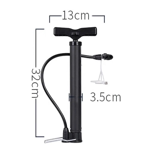 PUMPA NA BICYKEL 5 v 1 S HADICOU NA CYKLISTICKÚ loptičku
