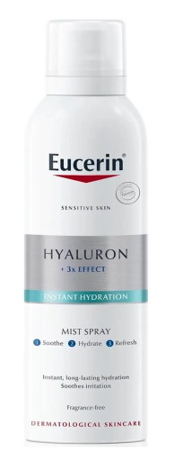 hmla na tvár S KYSELINOU HYALURONOVOU SPREJ HYALURON EUCERIN