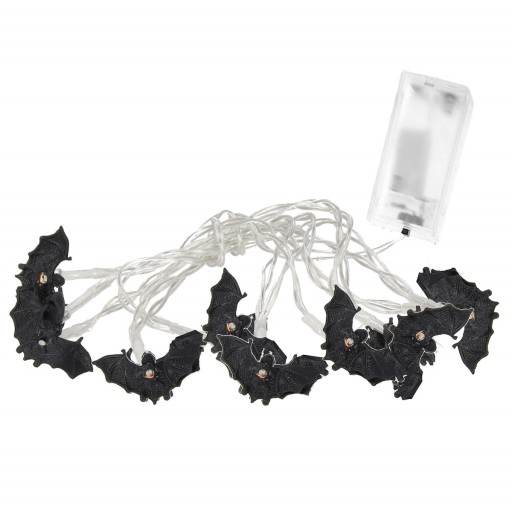GIRLAND BAT LIGHTS TRBLEJÚCICH LED ZÁSADNÉ DUCHOVNÉ HALLOWEENSKÉ DEKORÁCIE