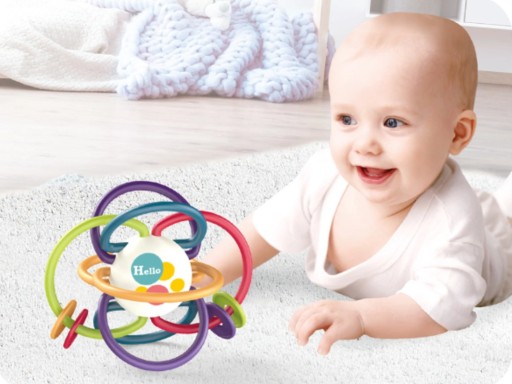 SILIKÓNOVÉ ZÚBKY, SENSORY SOFT, na prerezávanie zubov GULIČKOVÉ masáže