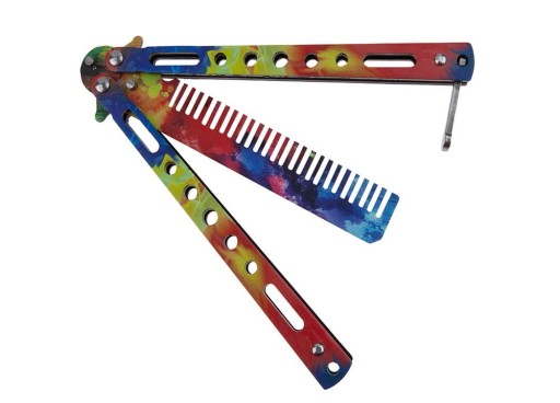 Tréningový motýľový nôž TUPÝ HREBEŇ BALISONG CS:GO DARČEK NA TRÉNING