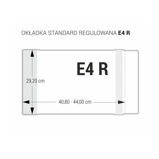 Knižný obal 292 mm nastaviteľný obal