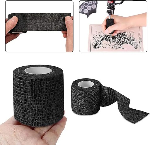 ELASTICKÁ SAMOLEPIACA BANDÁŽ NA ÚCHYTKY, KOHÉZNA, ČIERNA 5cmx4,5m