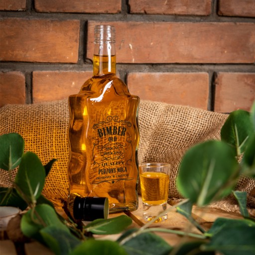 Vlnovka s potlačou BIMBER 500 ml na tinktúry