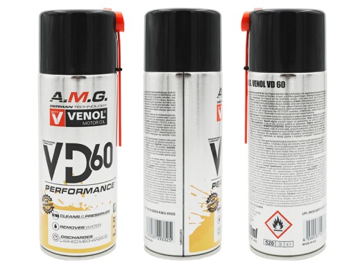 ODSTRAŇOVAČ HRDZE PENETRAČNÝ PROSTRIEDOK VENOL VD60 400 ml NEMECKÁ KVALITA