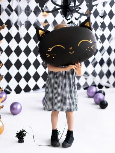 Fóliový balón CAT KOTEK čierny 48 cm na HEL