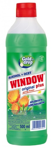 Okenné SKLO 500ml s HADICOU na jarné kvety
