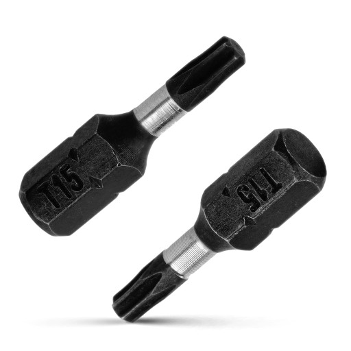 Nárazový bit Nárazové bity TX15 25mm | Nárazový bit pre skrutkovač 2 ks.