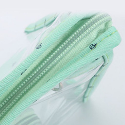 Mint Transparentná kozmetická taštička 3v1 Set