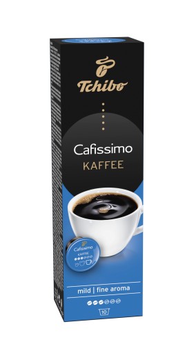Kávové kapsuly Tchibo Cafissimo Fine Aroma 10 uzáverov.