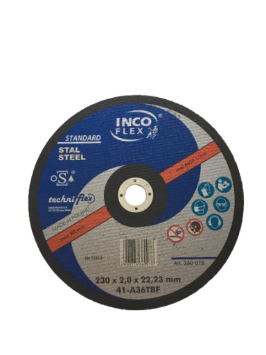 Kovový rezací kotúč 230x2,0mm INCO FLEX