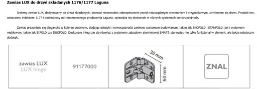 LUX STRIEBORNÝ LAGUNA PÁN NA VÝKLADACIE DVERE 1177