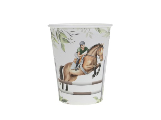 Krásne taniere Horses 23 cm, 8 ks.