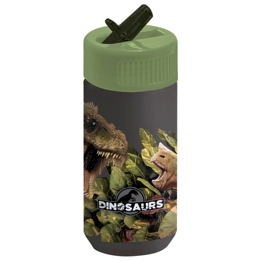 Detská fľaša na vodu Dinosauria fľaša pre chlapcov 330 ml