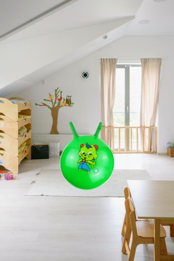 SKOKÁVACIA LOPTA S ROHÁMI GUMOVÁ SKOKANÁ LOPTA kôň s ROHMI PRE DETI