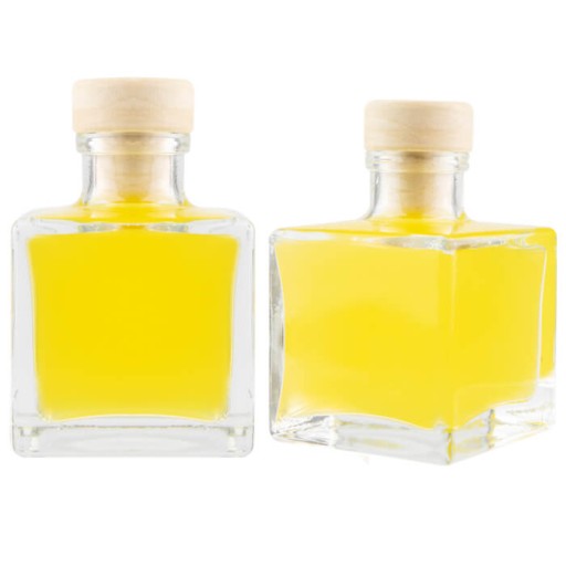 ANIA GLASS fľaša 100ML S KORKOM na tinktúry, víno, likér, SVADOBNÝ DAR