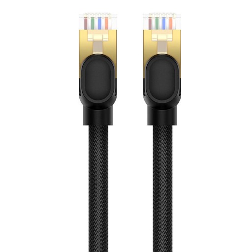 Sieťový kábel Baseus cat 8 Ethernet RJ45, 40 Gbps, 1 m (čierny)