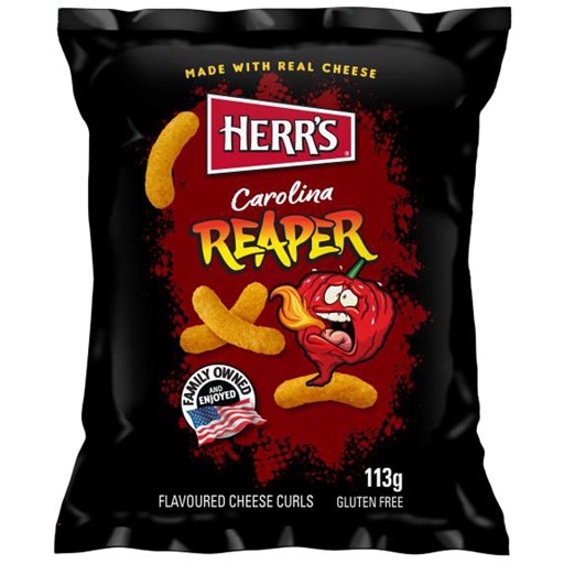 Herr's Carolina Reaper Scorchin Horúce chrumky 113g