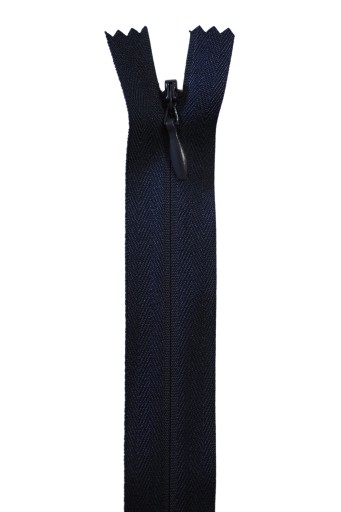 Vnútorný tkaný zips C3 25 cm Námornícka modrá