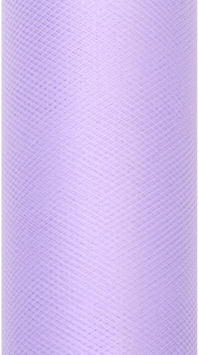 DEKORATÍVNY LILA TYL NA RÚLE NA MAŠLE, BAMBULY, SVADOBNÉ 15 CM X 9 M