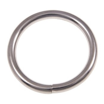 KOVOVÝ Prsteň 30 mm STRIEBORNÝ