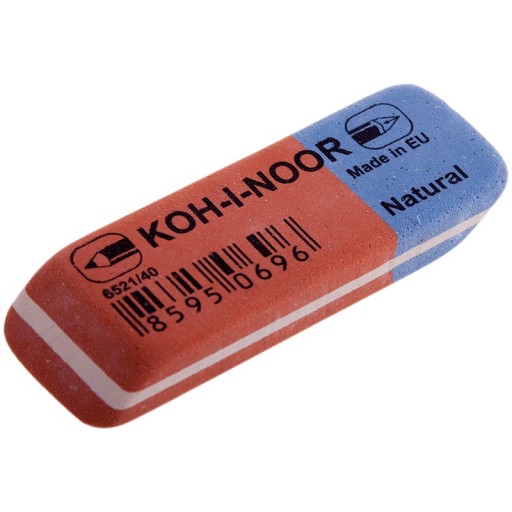 KOMBINOVANÁ ŠKOLNÁ GUMA 6521/40 KOH-I-NOOR