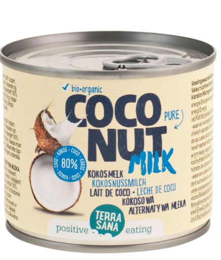 KOKOSOVÉ MLIEKO - KOKOSOVÝ NÁPOJ BEZ GUAROVEJ GUMY (22% TUKU) BIO 200 ml (PUS)