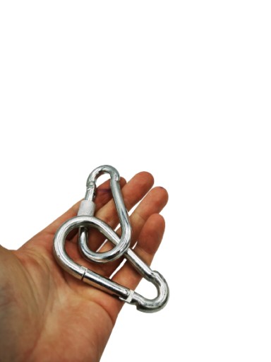 Kovová karabína 9 cm, 2 kusy