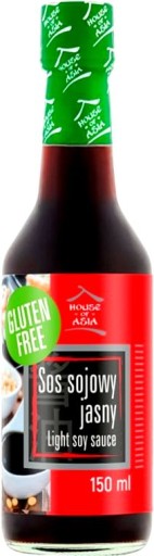 Ľahká sójová omáčka bez lepku 150 ml House of Asia