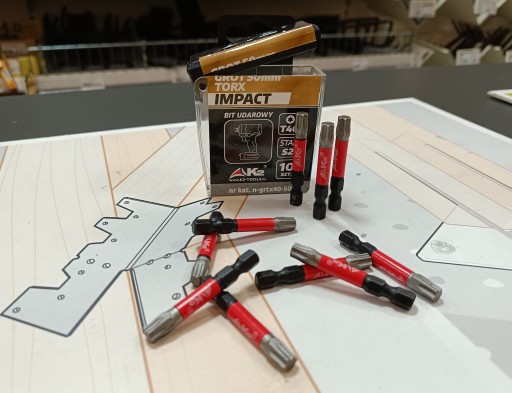Nárazový hrot bitu pre skrutkovač K2 Impact TX40 TORX T-40 S2 50mm
