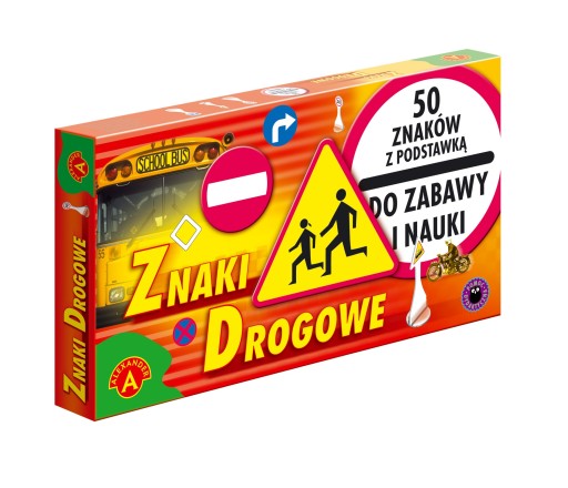 Dopravné značky Alexander pre zábavu a učenie