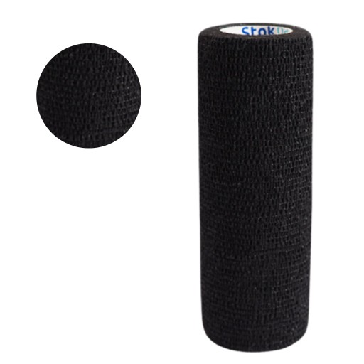 KOHÉZNY ELASTICKÝ SAMOLEPIACI BANDÁŽ STOKBAN 15CM X 4,5M ČIERNA