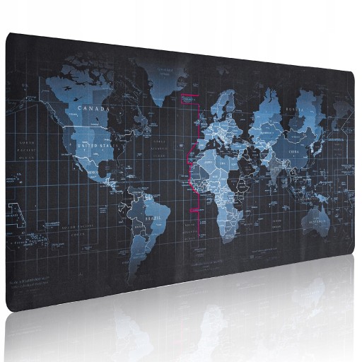 MOUSE PAD XXL herná myš mapa sveta na stôl 80x30 cm