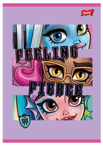 Zápisník A5 32k, dvojfarebný rad Monster High