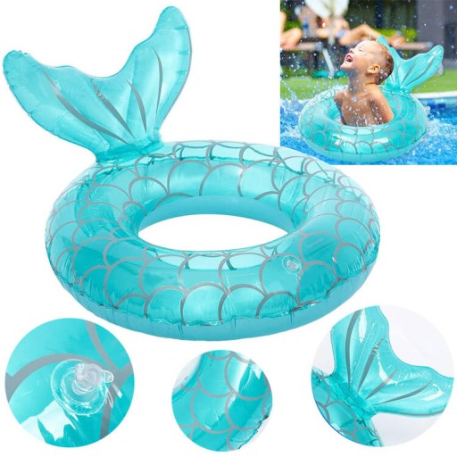 Detský nafukovací kruh Mermaid plávanie kruh 60cm SP0750