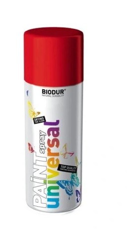 SMALTOVÁ FARBA SPREJ STRONG UNIVERZÁLNY AEROSOL KUBÁNSKA ČERVENÁ 400 ml