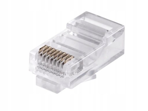 RJ45 počítačová zástrčka 8P 8C drôt 1 ks