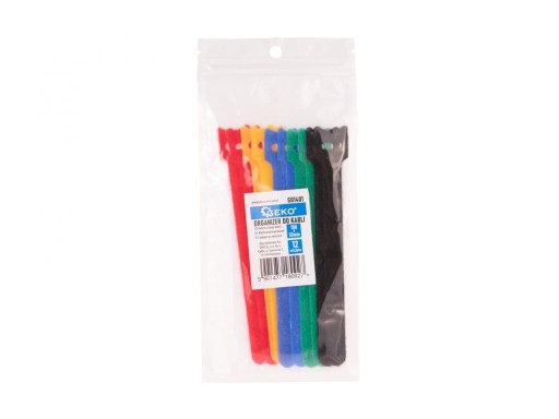 Pás na suchý zips - organizér káblov 150 mm x 12 mm - sada 12 ks (1000)
