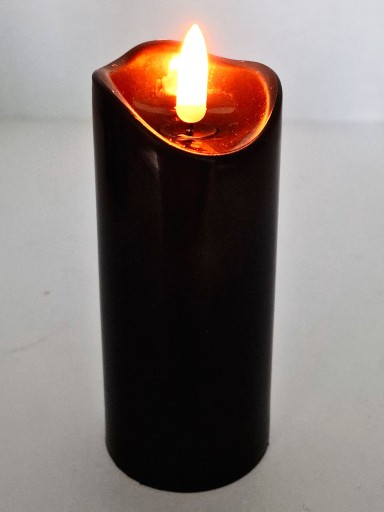 LED vložka na sviečky, sviečka s efektom čierneho plameňa