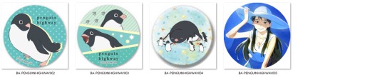 Anime Penguin Highway Pins VEĽKÝ VÝBER