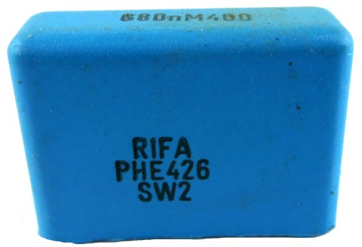Fólia RIFA 0,68uF 680nF 20% 400V 10ks