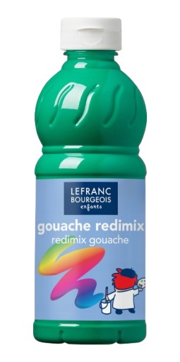 TEMPERA FARBA 500 ML BRIL ZELENÁ188012 REDIMIX LEFRANC BOURGEOIS