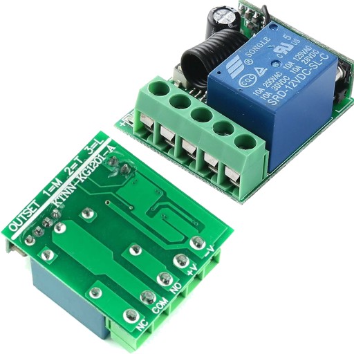 ACS RELÉ RLY433Mhz4B 12V 433MHz SPÍNAČ 100m