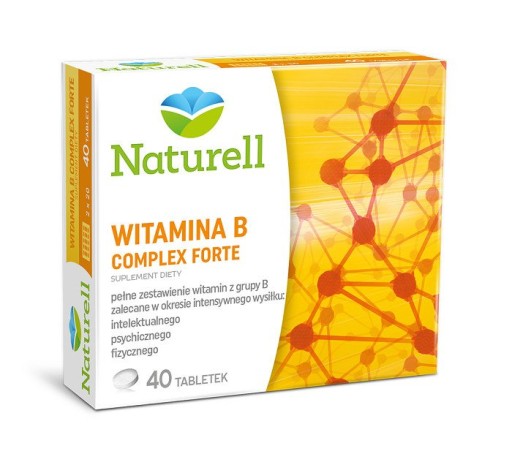 NATURELL VITAMIN B COMPLEX FORTE 40 TABLETY