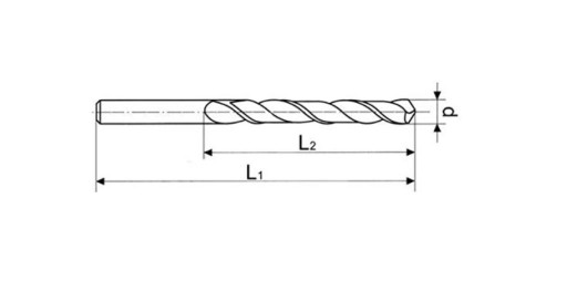HSS-CO kobaltový vrták do kovu 5,2x86mm - VORSTAHL - 1 ks balenie.