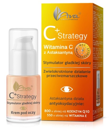 Očný krém AVA C+Strategy Smooth Skin Stimulator 15ml