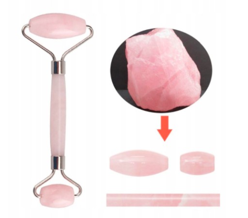 MASÁŽNY VALEC NA TVÁR NATURAL QUARTZ
