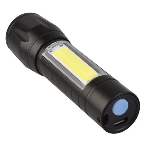 MINI CREE COB USB TAKTICKÉ VRECKOVÉ SVETLO