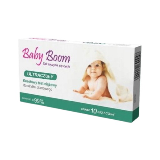 Baby Boom ultracitlivý kazetový tehotenský test, 1 ks.